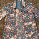 Bullhead Black  multicolor floral button down top Photo 5