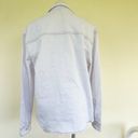 We Wore What  chambray Button Down shirt top Medium/Large white boyfriend denim Photo 12