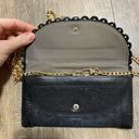 See By Chloe Authentic  Poya scallop edge wallet on chain crossbody black gold Photo 4