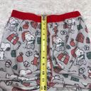 Munki Munki  Peanuts Snoopy Christmas Pajama Pants Leggings Grey medium Photo 4