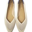 Cream Pointed Toe Flats & Loafers by Rothy's Mesh in love 8 Tan Photo 6