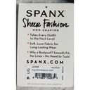 Spanx  Sheer Fashion Bodysuit Size Large Black Non Shaping Thong Layer Sexy New Photo 5