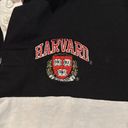 Polo HARVARD UNIVERSITY AUTHENTIC BLACK & WHITE COLOR BLOCK  LONG SLEEVE TEE Photo 3