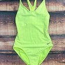 Nike  Hughlighter Yellow Neon One Piece Swim Suit Photo 0