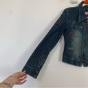 Krass&co Vintage The San Frisco Jeans  Patchwork Jean Jacket Size Medium Photo 4