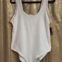 Torrid  Bright White Foxy Scoop Neck Ribbed Ringer Bodysuit 2X 18/20 NWT Photo 0