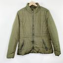 New York & Co. Green Full Zip Long Sleeve Puffer Jacket Women's Size Large L Photo 0