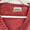 Urban Outfitters Maura Chenille Knit Cropped Button Front Cardigan Sweater Photo 3