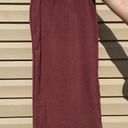 HYFVE NWT Boutique Maroon Midi Skirt Photo 0