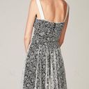 Mignonne Gavigan Anthropologie MIGNON black white lace short party dress size 8 Photo 2