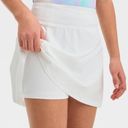 All In Motion Target girls  white tennis skirt built in shorts and zipper pocket Photo 2