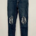 Levi's 711 knee ripped skinny denim jeans pants Photo 1