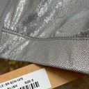 SKIMS  Fits Everybody Scoop Silver Shine Metallic Bralette Small NWT Photo 4