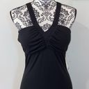 NWT!! Y2K Roulette Black Midi High Low Sleeveless Dress Size Medium Photo 1