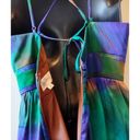 Oleg Cassini Vintage  100% Silk Dress Summer straps Size 6 Photo 5