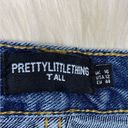 Pretty Little Thing Pretty little things Tall mid wash split hem jeans sz 12 Tall Photo 3