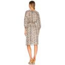 Brochu Walker  Olivia Snake Print Blouson Midi-Dress in Metallic Python Photo 14