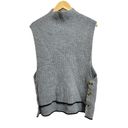 THML  Women's grey knit sweater vest size Small NEW Photo 1