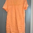 The Moon Day +  Distressed Orange T-Shirt Dress Photo 2