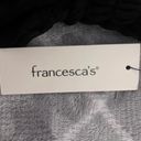 Francesca's Vikki Smocked Eyelet Blouse  - in good condition | Women | Color: black | Size: M Photo 3