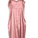 After Six Women's Size 6 Desert Rose Faux Wrap Midi Dress Draped Tulip Skirt. New with tags. Photo 5