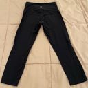 Athleta  black low rise inside pocket logo on the back workout leggings, size XS Photo 12