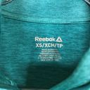 Reebok  | Teal Athletic Pullover 1/4 Zip Jacket XS Photo 3