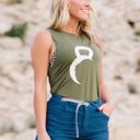 Zyia Active Olive Kettle Moon Tank Size M Photo 3