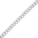 Brilliance NIB Haus of  .925 Silver 1/2 Cttw Diamond Swoosh 7" Tennis Bracelet Photo 1