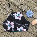 Tavik swim Black Blossom Floral Printed Tavik Ryan Sport Swim Top Photo 1