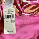 Aerie NWT  High Cut Cheeky Bikini Bottom Floral Rust Red Hot Pink Size Large Photo 1