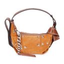 Zadig & Voltaire Cecilia XS Patchwork Tawny Suede Mini Shoulder Bag Photo 0