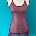 Victoria's Secret Victoria’s Secret purple leopard print sheer tank top in size small Photo 0