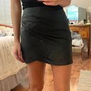 Abercrombie & Fitch Black Leather Skirt Photo 2