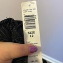 Tiana B . Black Ribbed Spaghetti Strap Maxi Dress size 12 Photo 3