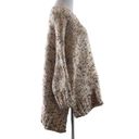 Lou & grey  for LOFT Cream Purple Flecked Chenille Poncho Sweater Womens Pullover Photo 4