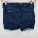 NYDJ Not Your Daughters Jeans  Marilyn Straight Blue Denim Cut Off Jean Shorts 12 Photo 3