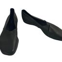 Rag and Bone  Ellory black sheepskin crossover square toe memory foam flats size 38 Photo 2