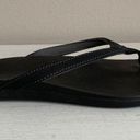 Olukai  Ohana Womens Thong Flip Flops Size 8 Slip On Slides Comfort Beach Black Photo 0