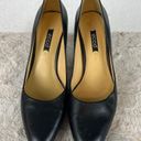 Ecco  Women's Black Heels Pumps Shoes Leather Size 39 Photo 4