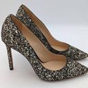 Jimmy Choo Romy gold glitter 100mm heel pumps EU 36 Photo 0