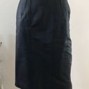 Vintage 90s High Waist Leather Skirt S/M Black Photo 2