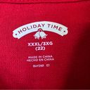 Holiday Time  XXXL(22) HOHOHO Red Long Sleeve Hoodie w/Front Pocket & sid… Photo 8