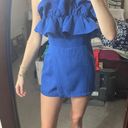 idem Ditto Blue Ruffle Romper Photo 0