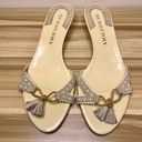 Burberry Gray Tassel Sandals Size 37.5 Italy 7 US Photo 1