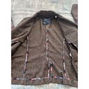 American Eagle  Outfitters Brown Herringbone 2 Button Wool Blend Blazer Medium Photo 4