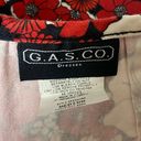 Krass&co Vintage Y2K G.A.S. . Black Red & White Floral Mini Skirt Photo 9