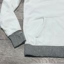 Lululemon Runaway White Fleece Hoodie Sweatshirt Womens M Heathered Herringbone Photo 1