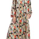 Natori dynasty crowded city satin caftan dress- small Photo 0