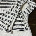 Lou & grey  Black and White Stripe Cowl Neck Sweater Photo 6